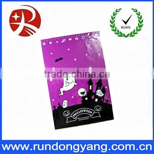 factory low price Halloween tote bag with bones printing