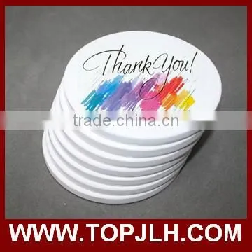 blank porcelain coaster for dye sublimation for porcelain cup coaster
