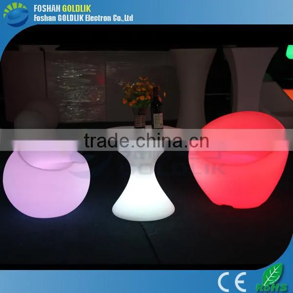 rechargeable battery color changing LED Furniture Lighting with remote controller