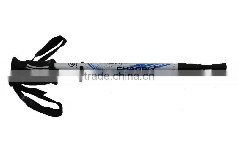 3 sections trekking stick 6061 aluminum fast internal lock anti shock SZ15345