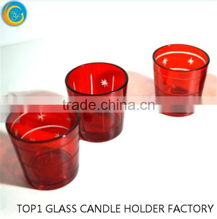 Red votive candle holders bulk with scented candles