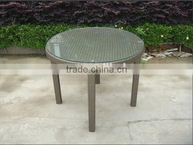 Outdoor rattan acrylic table