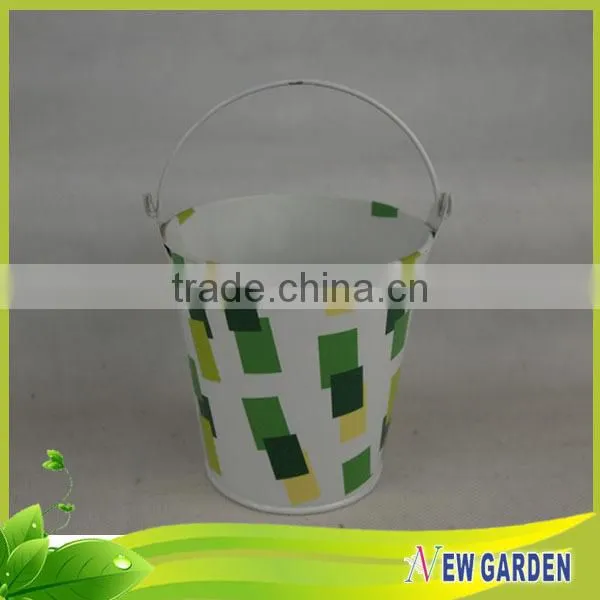 Popular Porcelain Metal Practical Indoor Wholesale Plant Pots