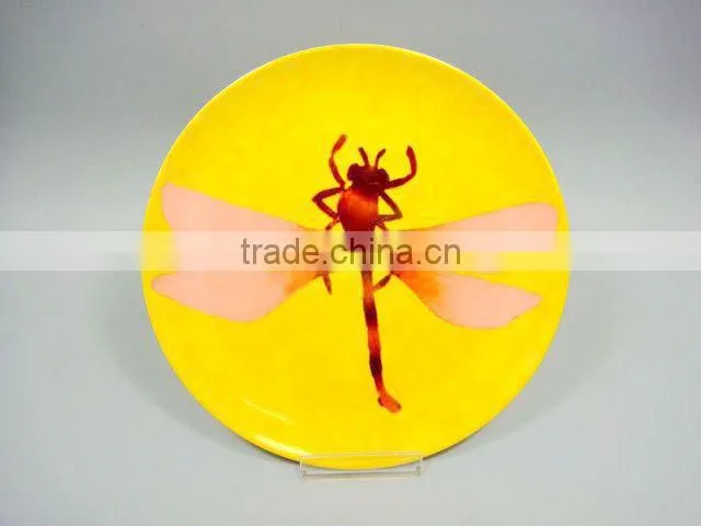 Kid children melamine round factory cheap snack frut plate