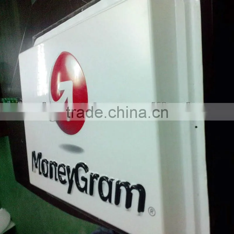 Dongguan Plastic,moneygram adv lamp,light box