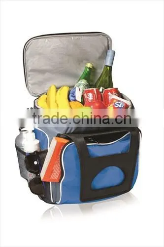 High quality large insulated picnic lunch cooler bag with EVA handle, travel insulated cooler bag