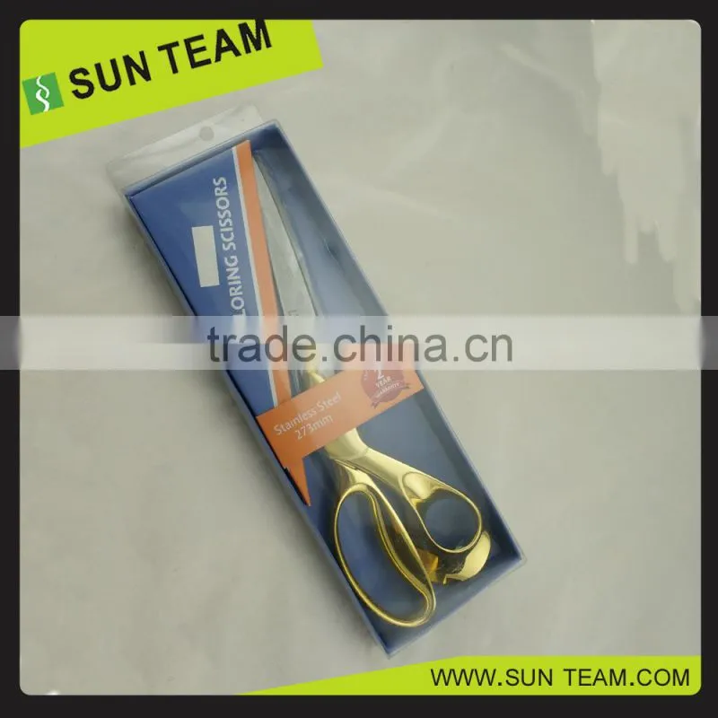 ST008A 9-1/2" HIGH full stainless steel gold scissors