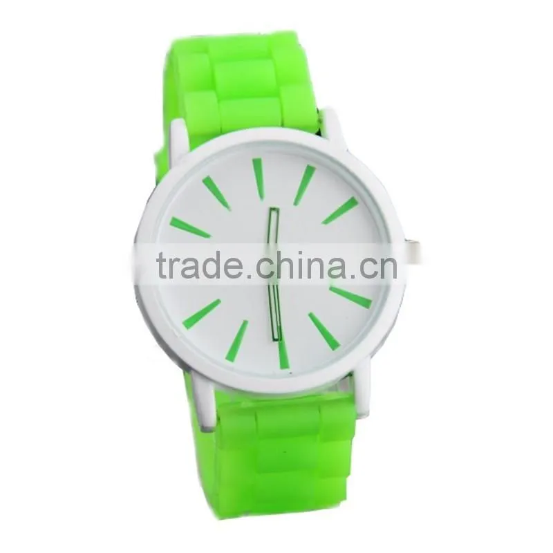 multi-color sport watch soft band sexy lady female wrist watch beautiful silicone women's watch