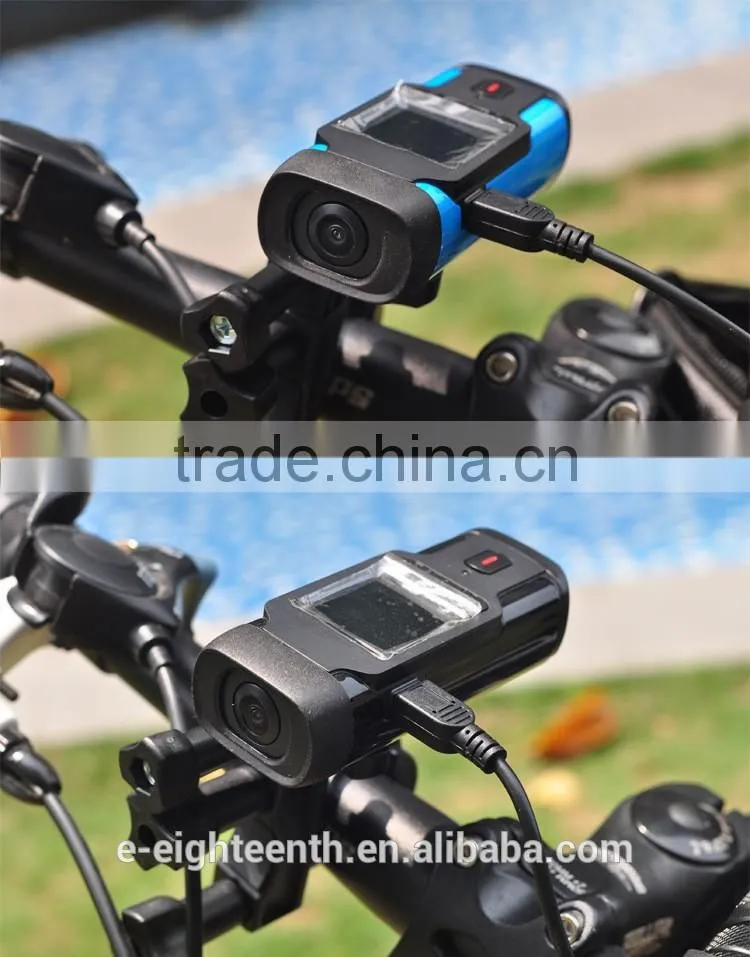 Cheap high quality 1080P 140 Degree Lens 1.44'' DV Bicycle Helmet Action Sport Camera