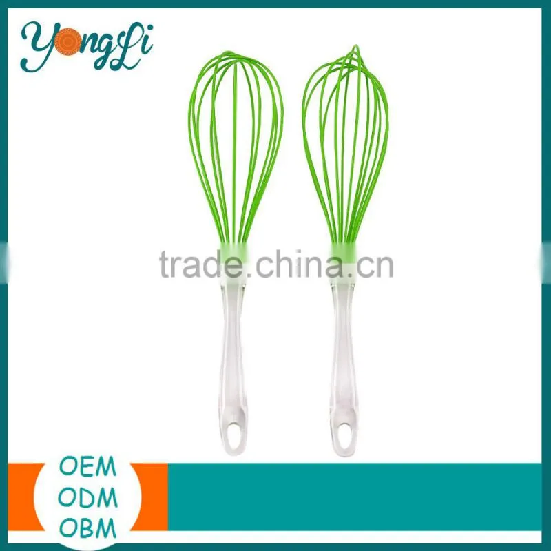 Wire Egg Beater Kitchen Whisk Silicone Egg Whisker