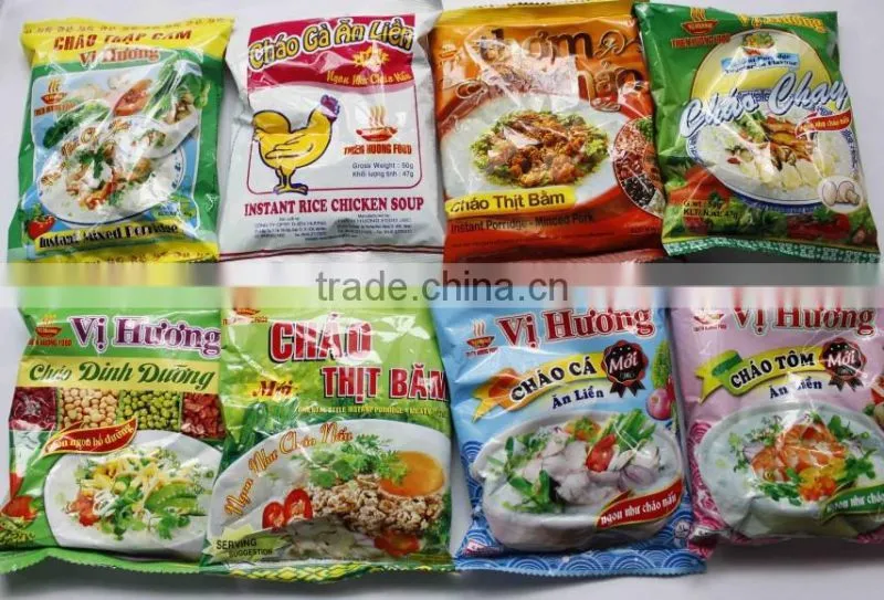 SHRIMP FLAVOUR VIETNAMESE INSTANT PORRIDGE 47g - Thien Huong Food JSC