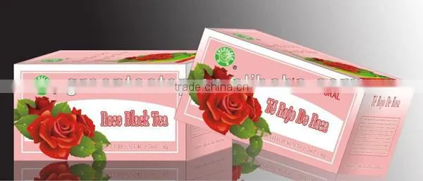 rose black tea /black tea/flavored tea/flower tea/pure flower tea natural flower packing can be customised