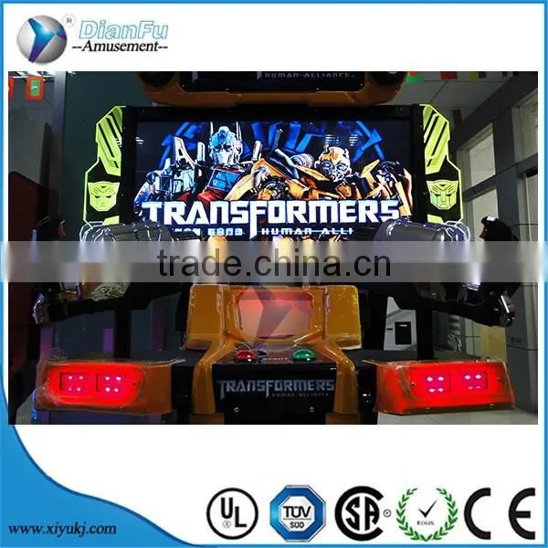 2016 hot sell in USA simulator gun shooting arcade copin operated Transformer game machine for sale