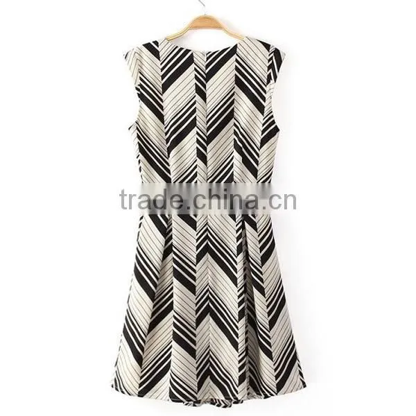 HD-D235 chiffon women dress/OEM ladies dress/factory new design