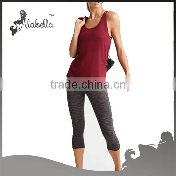 Women's high gym wear wholesale racer back gym wear