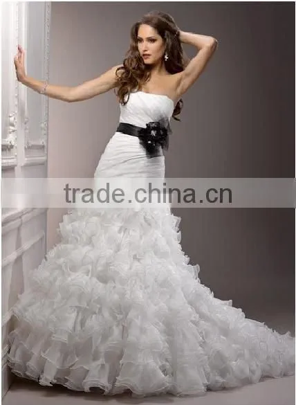 sexy corset cap sleeve back see-through lace wedding dress