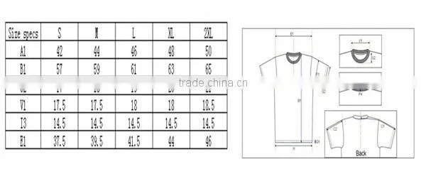 Hot selling fashion style t-shirt female