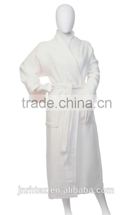 100% Premium Cotton Quick Dry Unisex Waffle Weave Bath Robe
