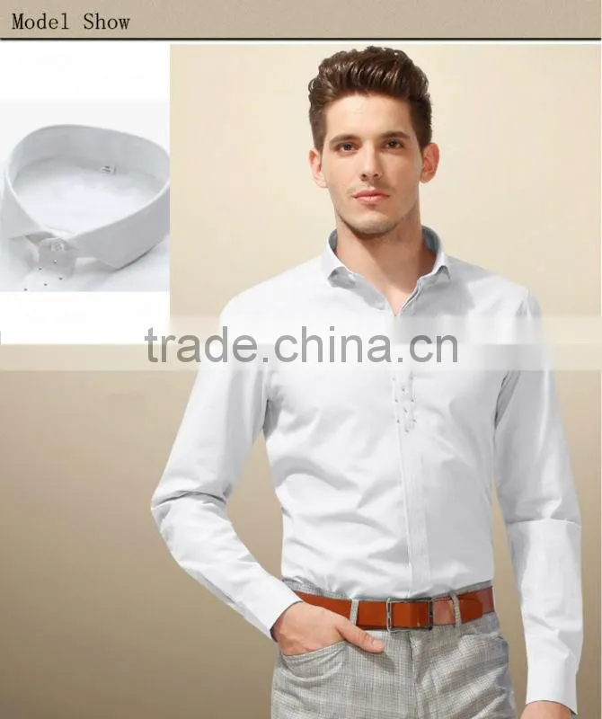 2015 100%cotton Latest Wholesale Mens Dress Shirts