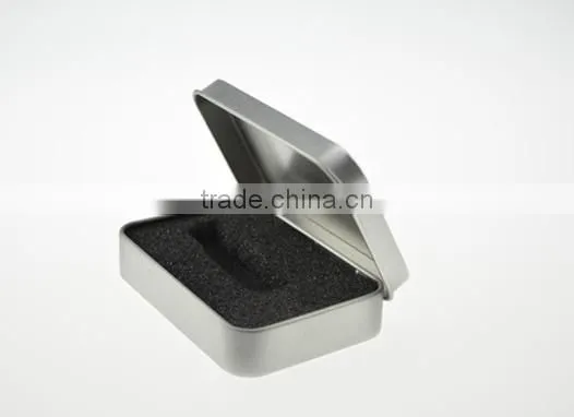 R1846H Manufacturer Wholesale Rectangle mini tin can for U disk Lighter packing box