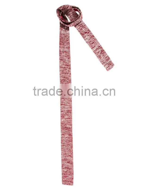 100% polyester Knit Tie With Twisted Yarns