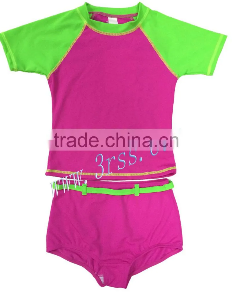 kids swimwear rash guard for girls