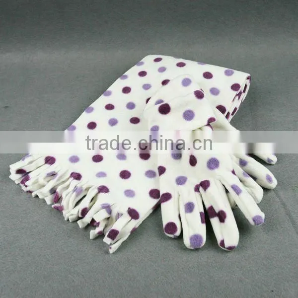 printing polar fleece scarf Colored ZebrAs