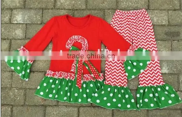 2016 deer patterns christmas pajamas toddler girl clothes boutique childrens clothes sets kids clothing wholesale