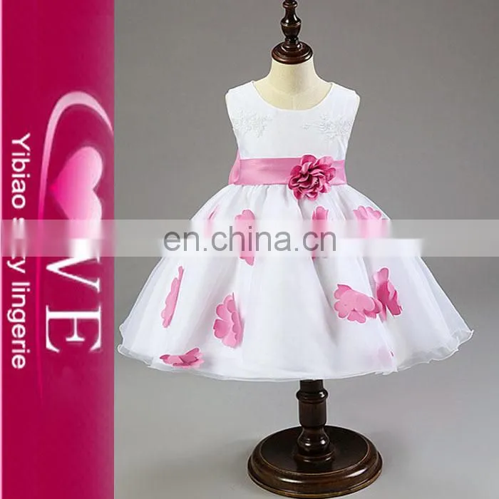 yibiao best quality pretty cheap flower girl dress