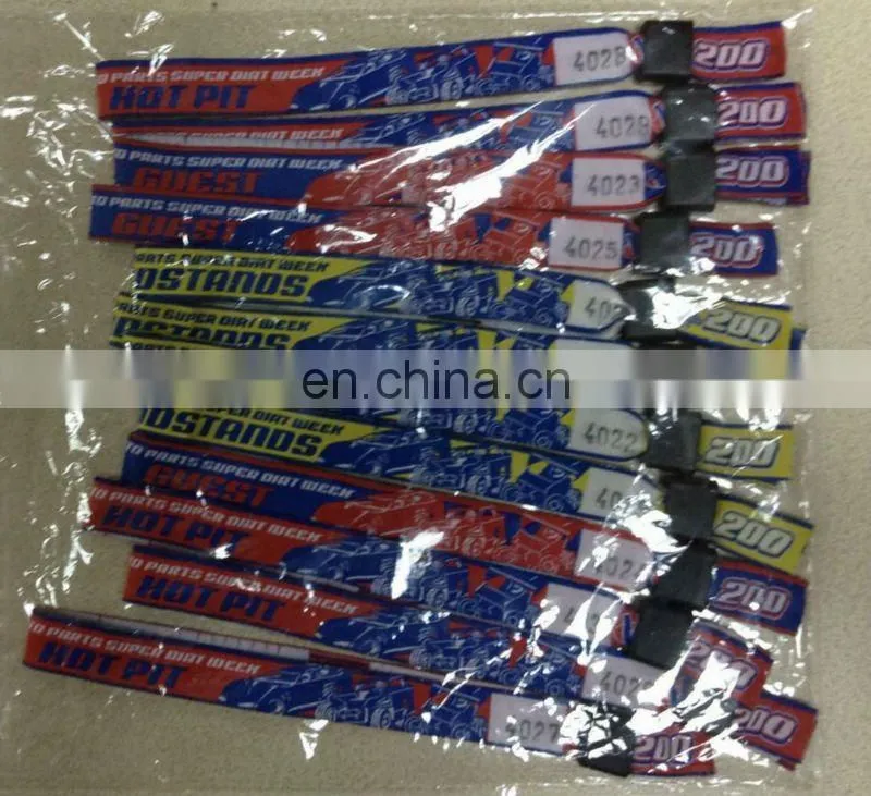 Festival fabric wristband