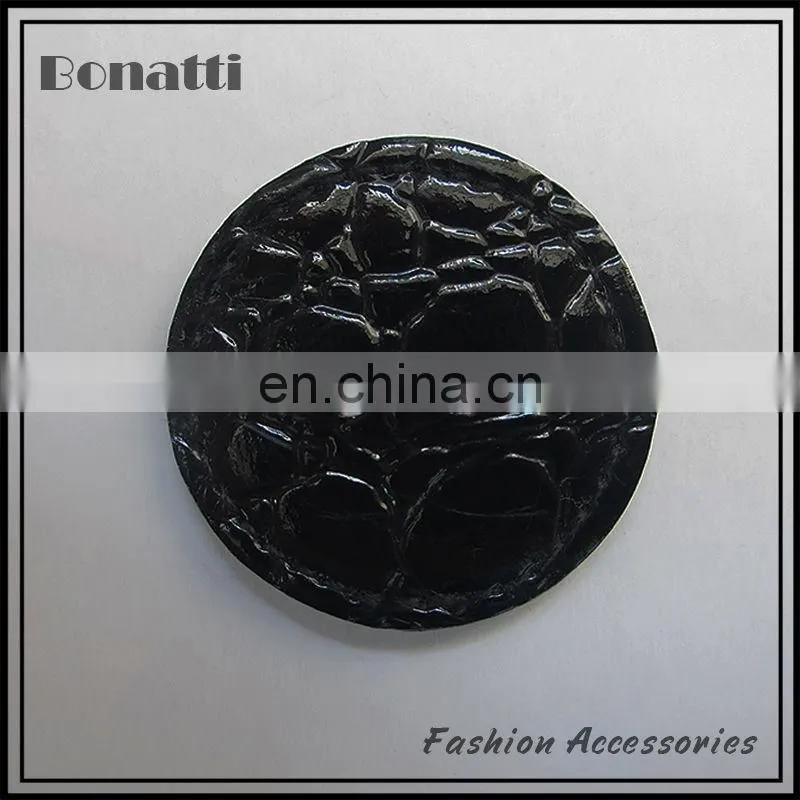fashion leather covered buttons