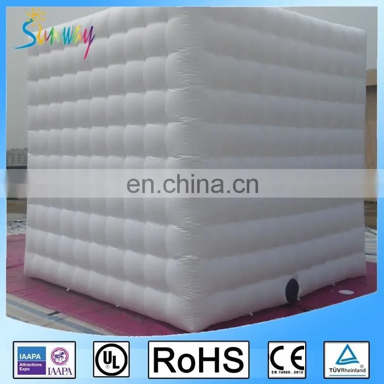 Inflatable Portable Photo Booth for Weddings Parties Promotion With LED Light and Air Blower