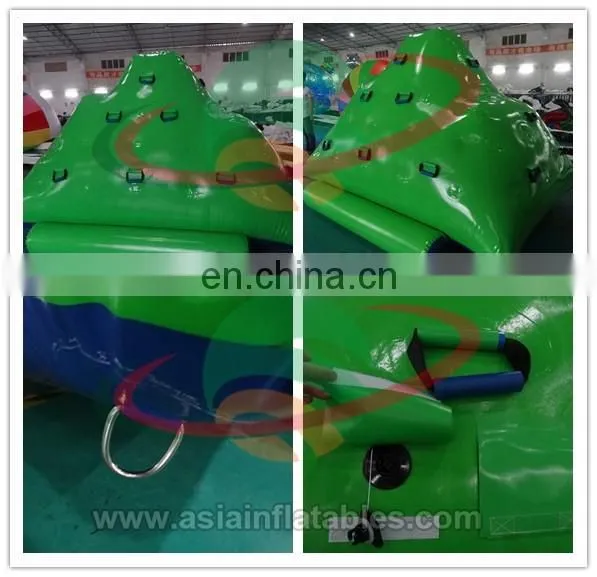 Kids Inflatable Water Iceberg , Inflatable Climbing Mountain For Water Park