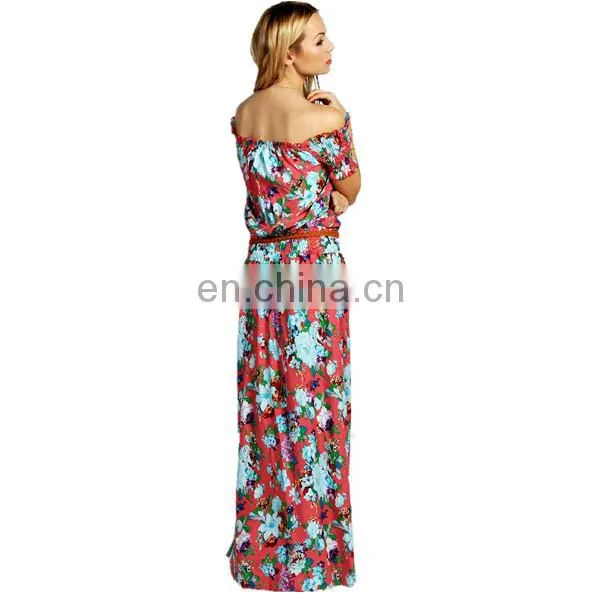 hot fashion ladies long sleeve fancy maxi dress