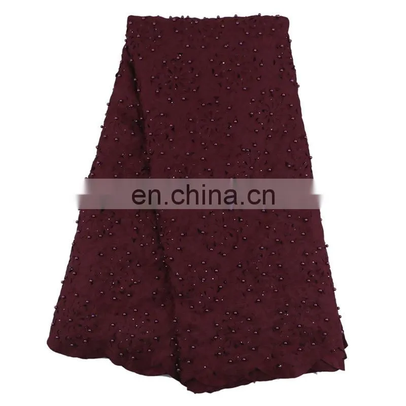 High quality 100% cotton polish lace fabric African embroidery lace fabric No.LP41200129