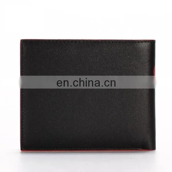 CUSTOM SPECIALIZED CHINESE HIGH QUALITY SMALL BLACK LEATHER WALLET
