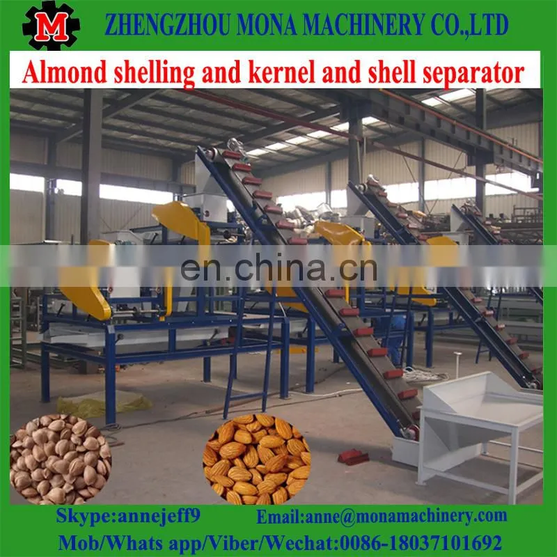 Professional hazelnut shelling machine/almond shelling peeling cracker cracking machine