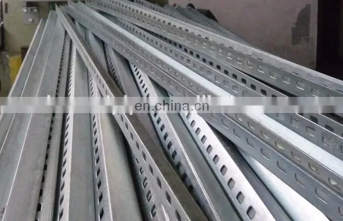 S235JR Cold Rolled Perforated L profiles Sizes
