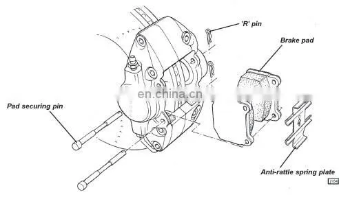 Low factory price Vehicle Parts For CHEVROLET Brake Pad with quality warranty SP1738 SDB1424 D1532-8741