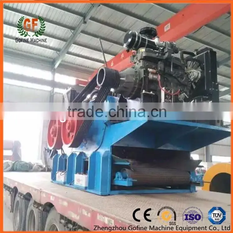 mobile and high efficient wood roots grinder