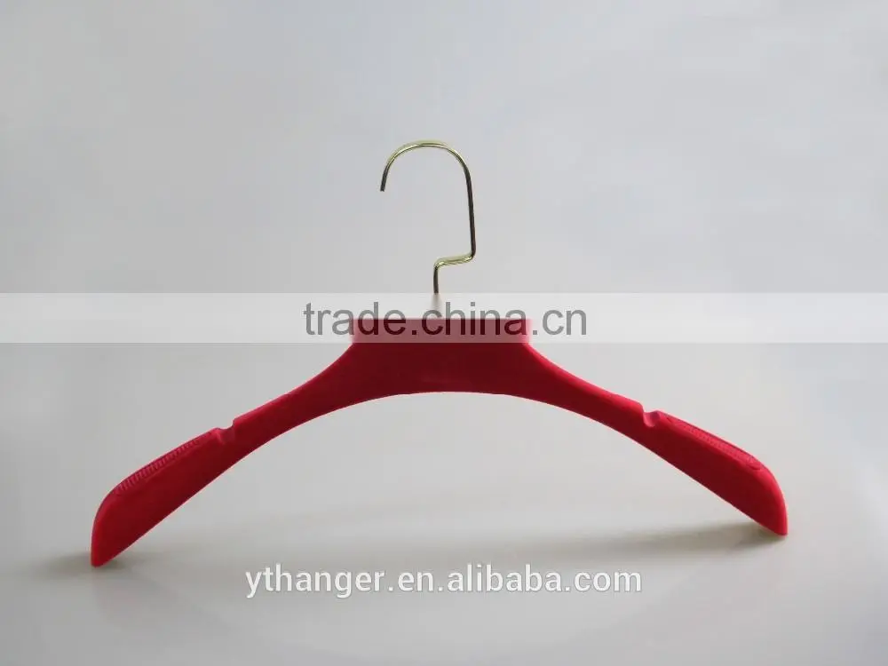 LYB-0429 high-end personalized velvet hanger for dress