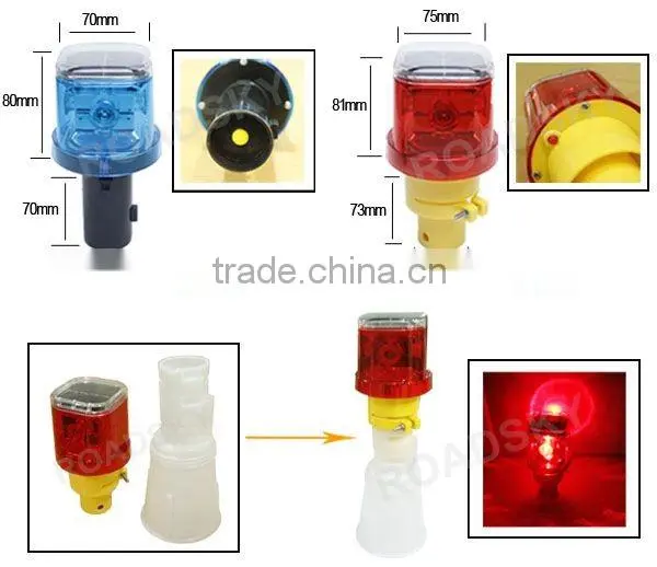 Safety Traffic Flashing Solar Warn Light For Sale
