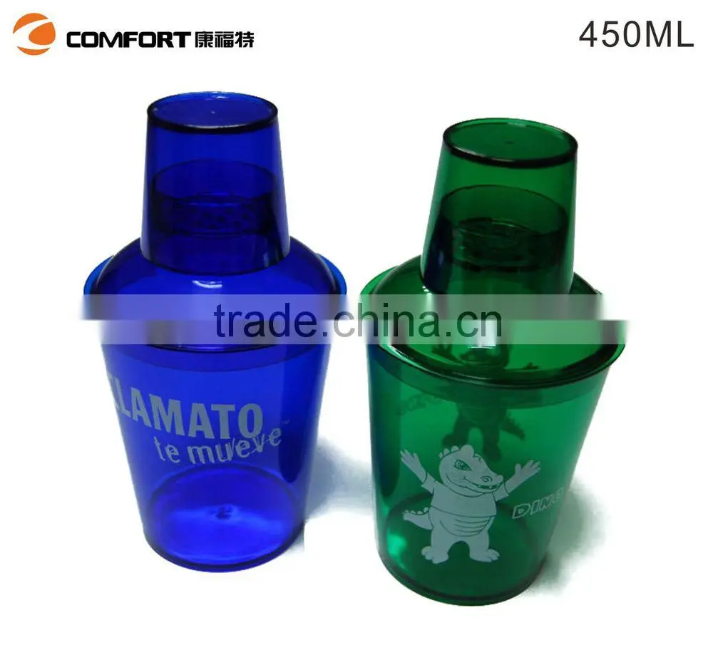 factory direct cheap wholesale shaker bottle mini clear cup shaker