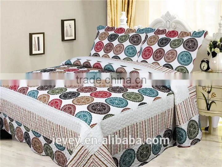 beautiful high quality best price cotton reative printed 2500gsm bed sheet patchwork quilt quilt fabric cotton