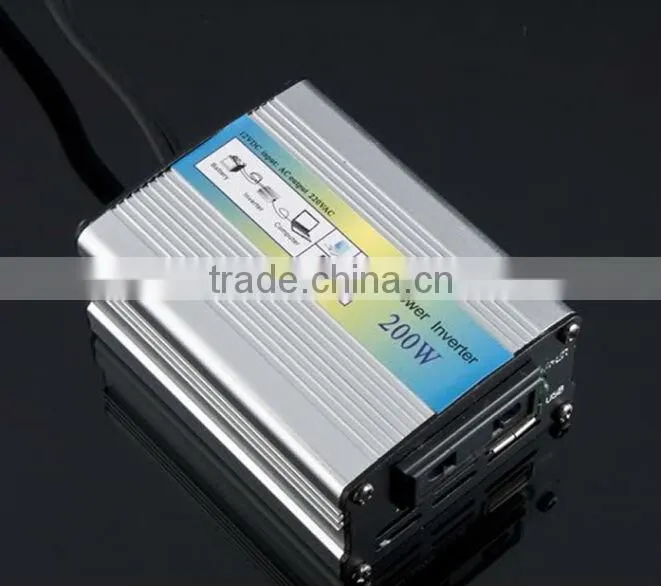 12V DC to AC 220V car power inverter converter 200w