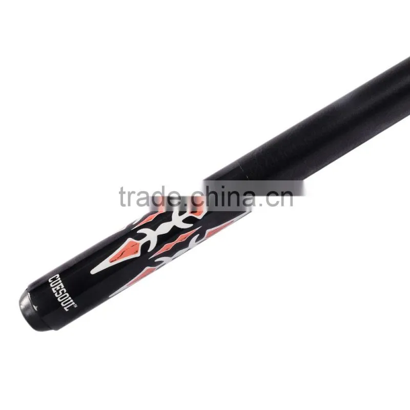 CUESOUL Cheap 1/2 Jointed Pool Cue, Wax Shaft,Quick Release, Rubber Wrap