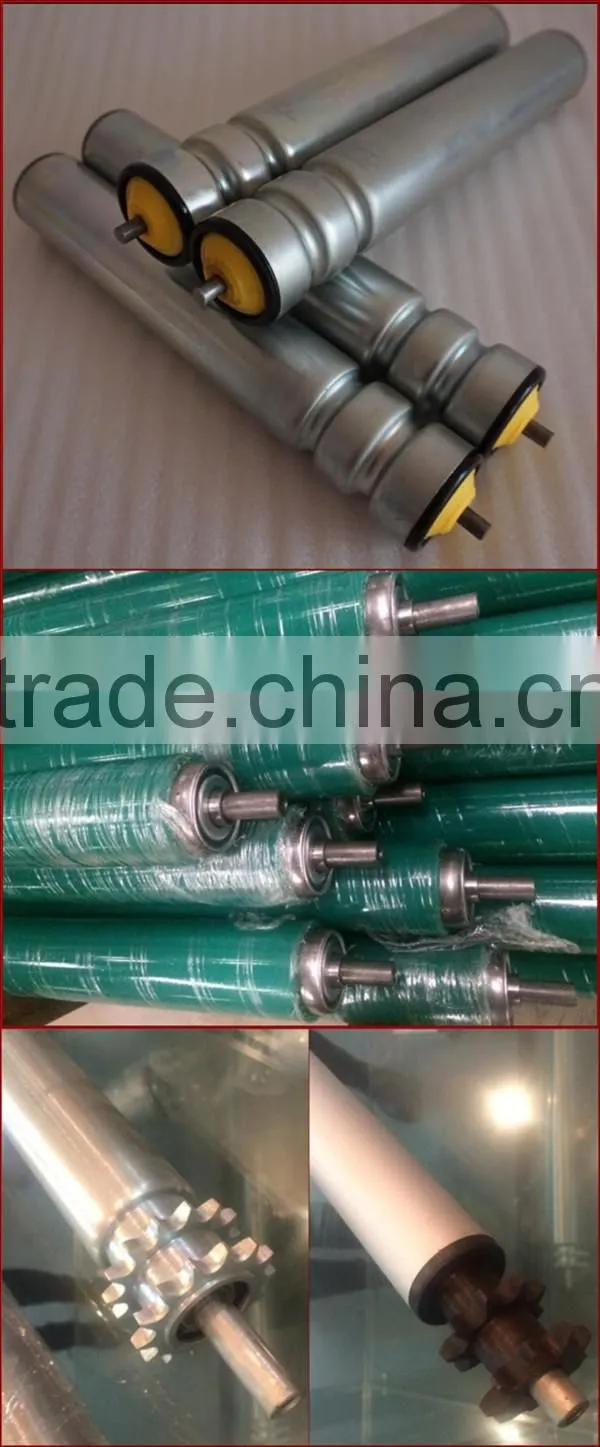 Zinc plated roller end caps for Gravity conveyor rollers