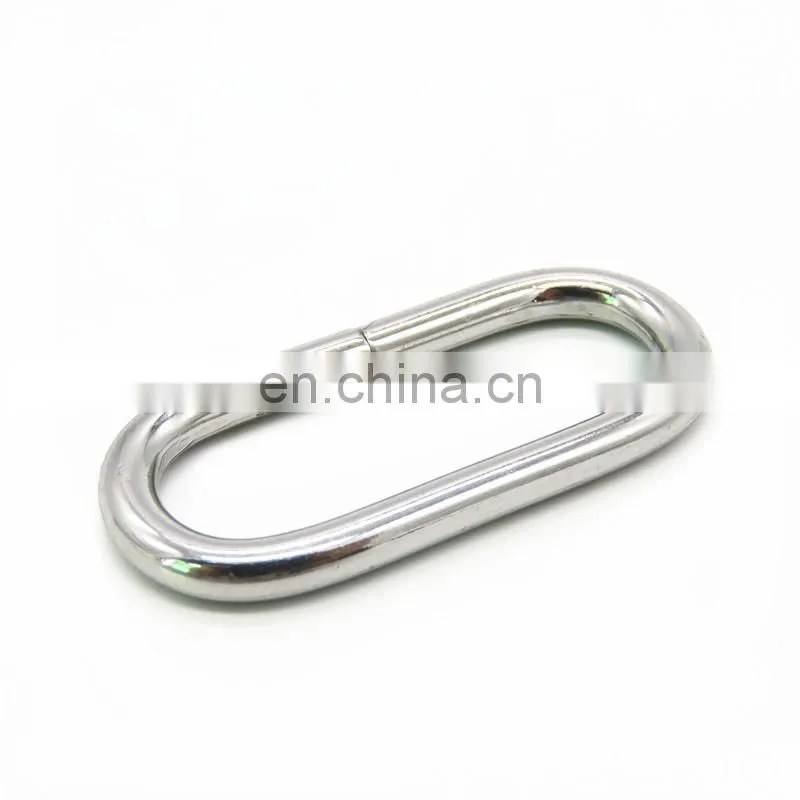 38mm Silver Metal Oval O Ring Buckle For Bag