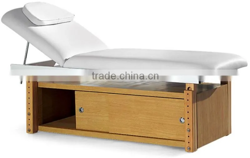 beauty salon furniture wooden facial bed