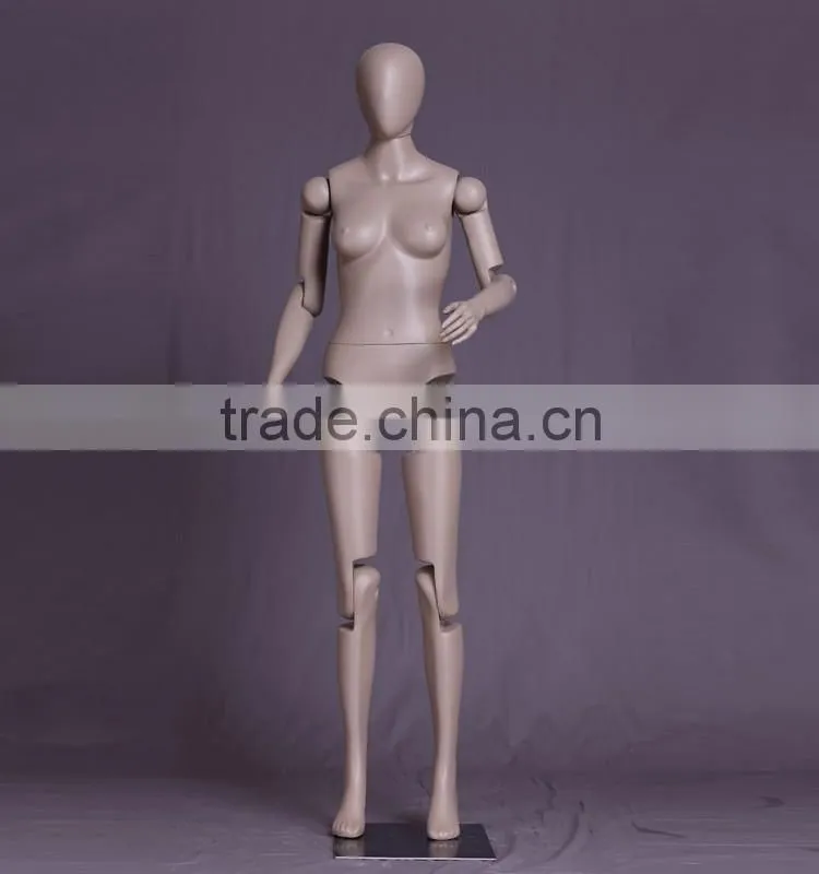 high quality fiberglass flexible female mannequin